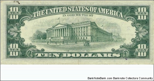 Banknote from USA year 1969