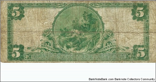 Banknote from USA year 1902