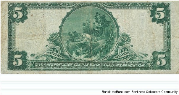 Banknote from USA year 1902