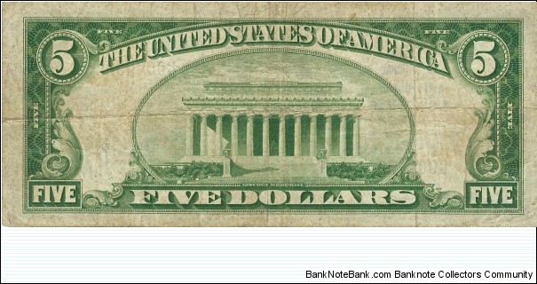 Banknote from USA year 1929