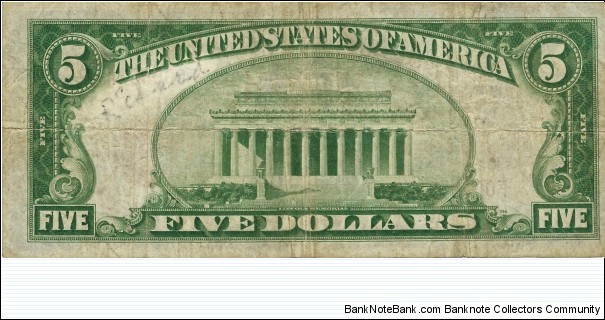 Banknote from USA year 1929