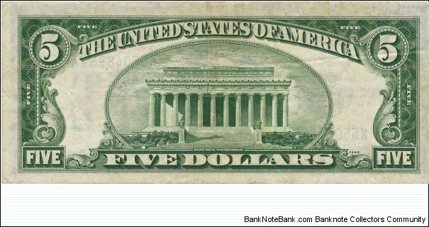 Banknote from USA year 1934