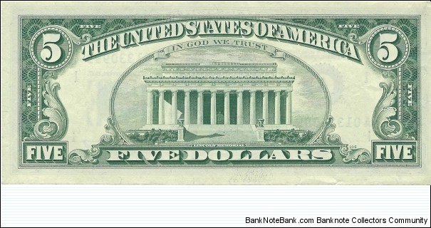 Banknote from USA year 1969