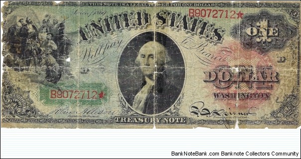 USA 1 Dollar
1869
Treasury Note Banknote