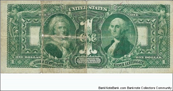 Banknote from USA year 1896