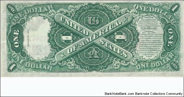 Banknote from USA year 1917