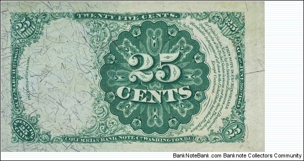 Banknote from USA year 1874