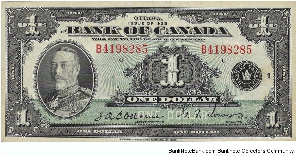 CANADA 1 Dollar
 Banknote