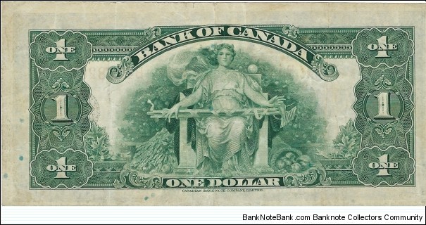 Banknote from Canada year 1935