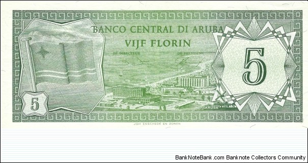 Banknote from Aruba year 1986