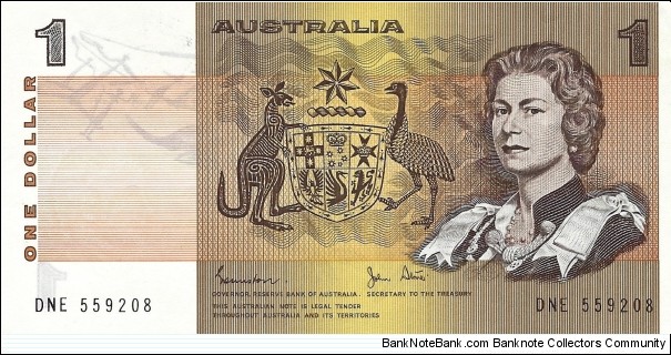 AUSTRALIA 1 Dollar
1983 Banknote