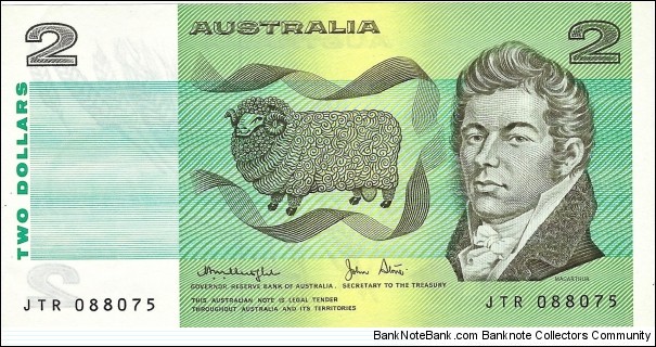 AUSTRALIA 2 Dollars
1979 Banknote