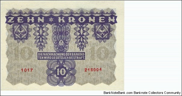 Banknote from Austria year 1922