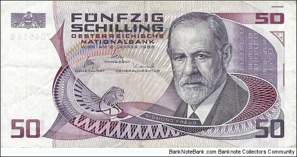 AUSTRIA 50 Schilling
1986 Banknote