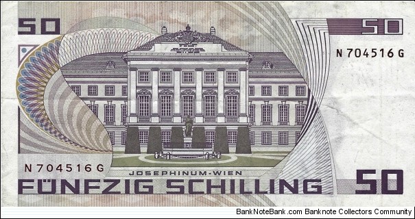 Banknote from Austria year 1986