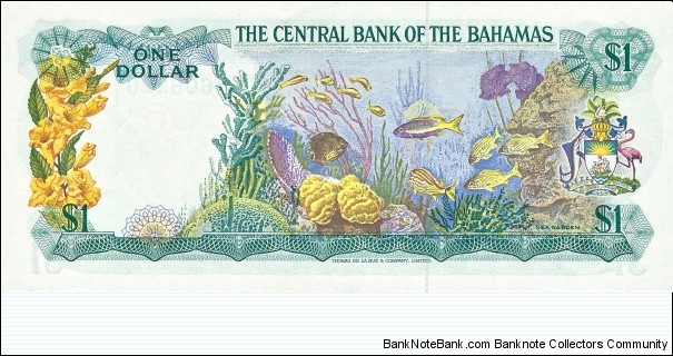 Banknote from Bahamas year 1974