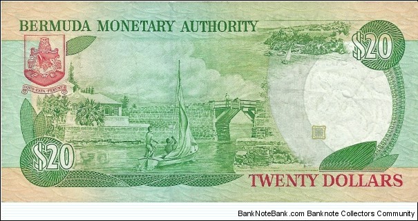 Banknote from Bermuda year 1996