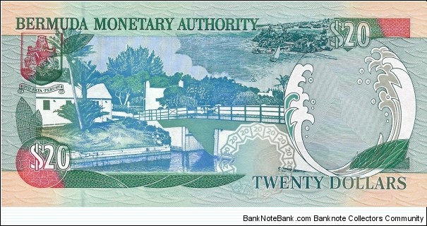 Banknote from Bermuda year 2000