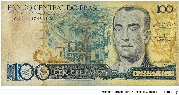 BRAZIL 100 Cruzados
 Banknote