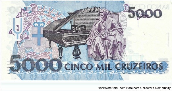 Banknote from Brazil year 1993