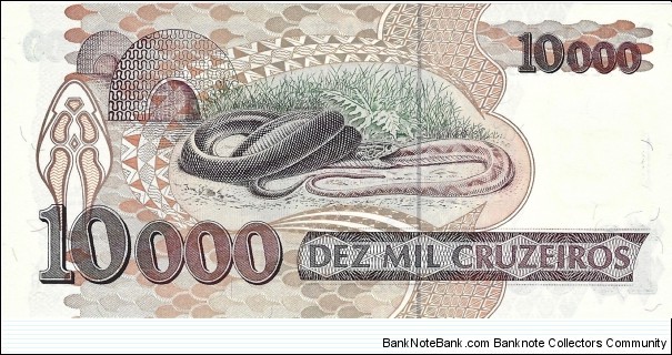 Banknote from Brazil year 1993