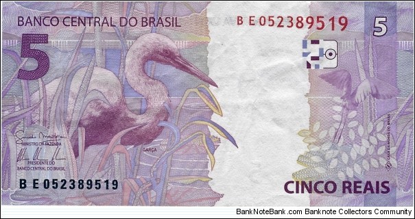 Banknote from Brazil year 2010