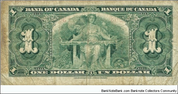 Banknote from Canada year 1937