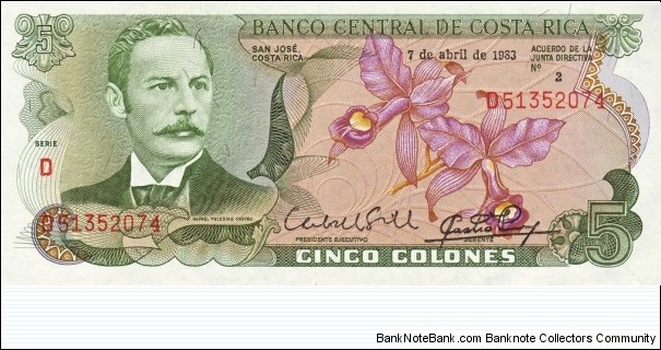 5 Colones Banknote