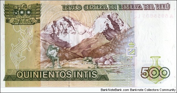 Banknote from Peru year 1987