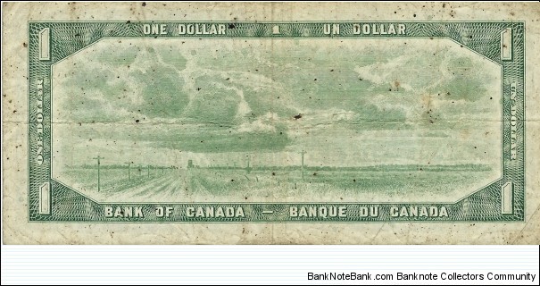 Banknote from Canada year 1954