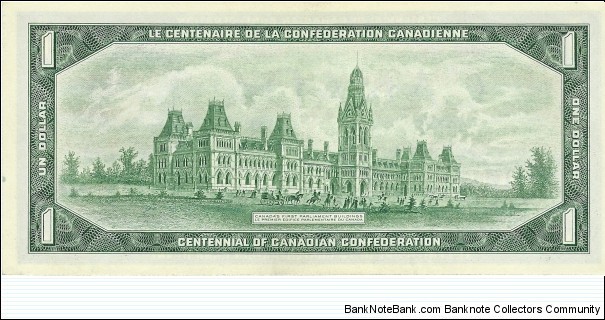 Banknote from Canada year 1967