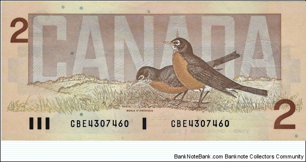 Banknote from Canada year 1986