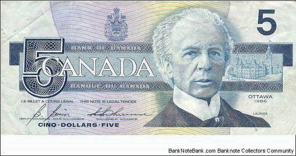 CANADA 5 Dollars
 Banknote