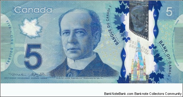 CANADA 5 Dollars
 Banknote