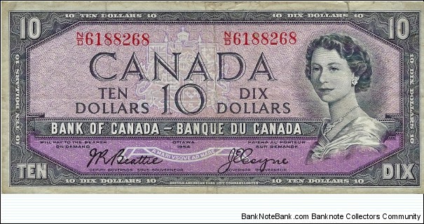 CANADA 10 Dollars
 Banknote