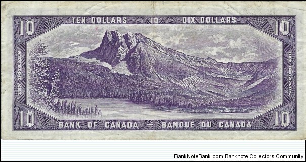 Banknote from Canada year 1954