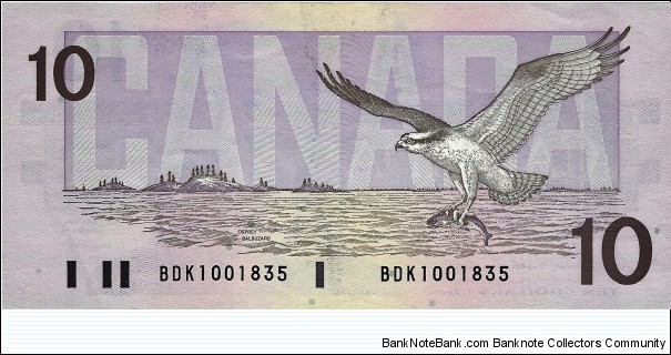 Banknote from Canada year 1989