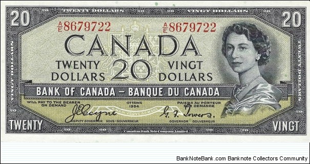 CANADA 20 Dollars
(Devil's Hair) Banknote