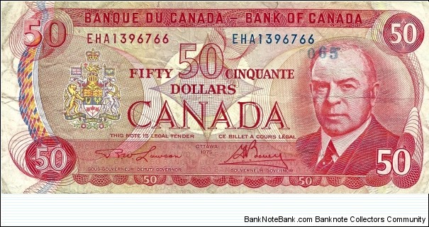 CANADA 50 Dollars
1975 Banknote