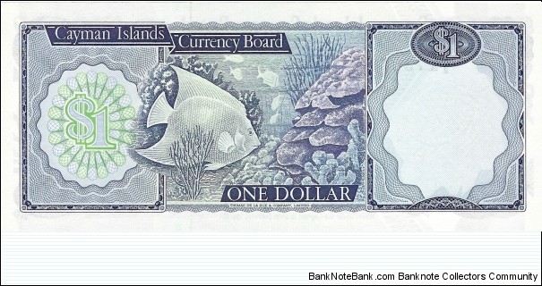 Banknote from Cayman Islands year 1971