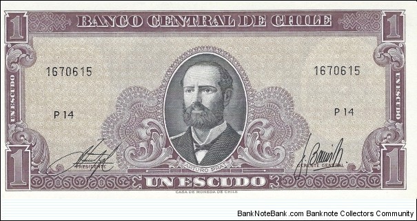 CHILE 1 Escudo
 Banknote