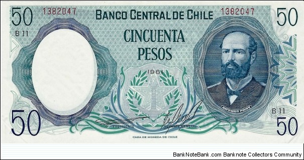 CHILE 50 Pesos
1981 Banknote