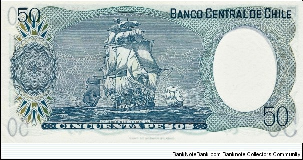 Banknote from Chile year 1981