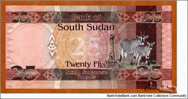 Banknote from Sudan year 2011