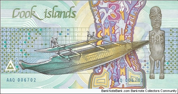 Banknote from Cook Islands year 1987