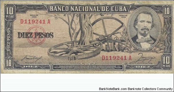 CUBA 10 Pesos
 Banknote