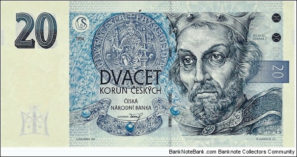 CZECHIA 20 Korun
 Banknote