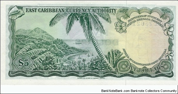 Banknote from East Caribbean St. year 1965