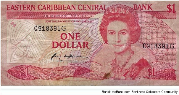 EAST CARIBBEAN STATES
1 Dollar
1985 Banknote