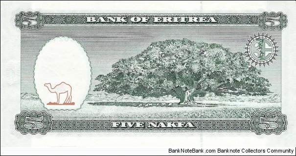 Banknote from Eritrea year 1997